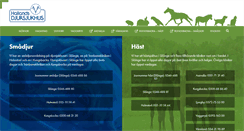 Desktop Screenshot of hallandsdjursjukhus.se